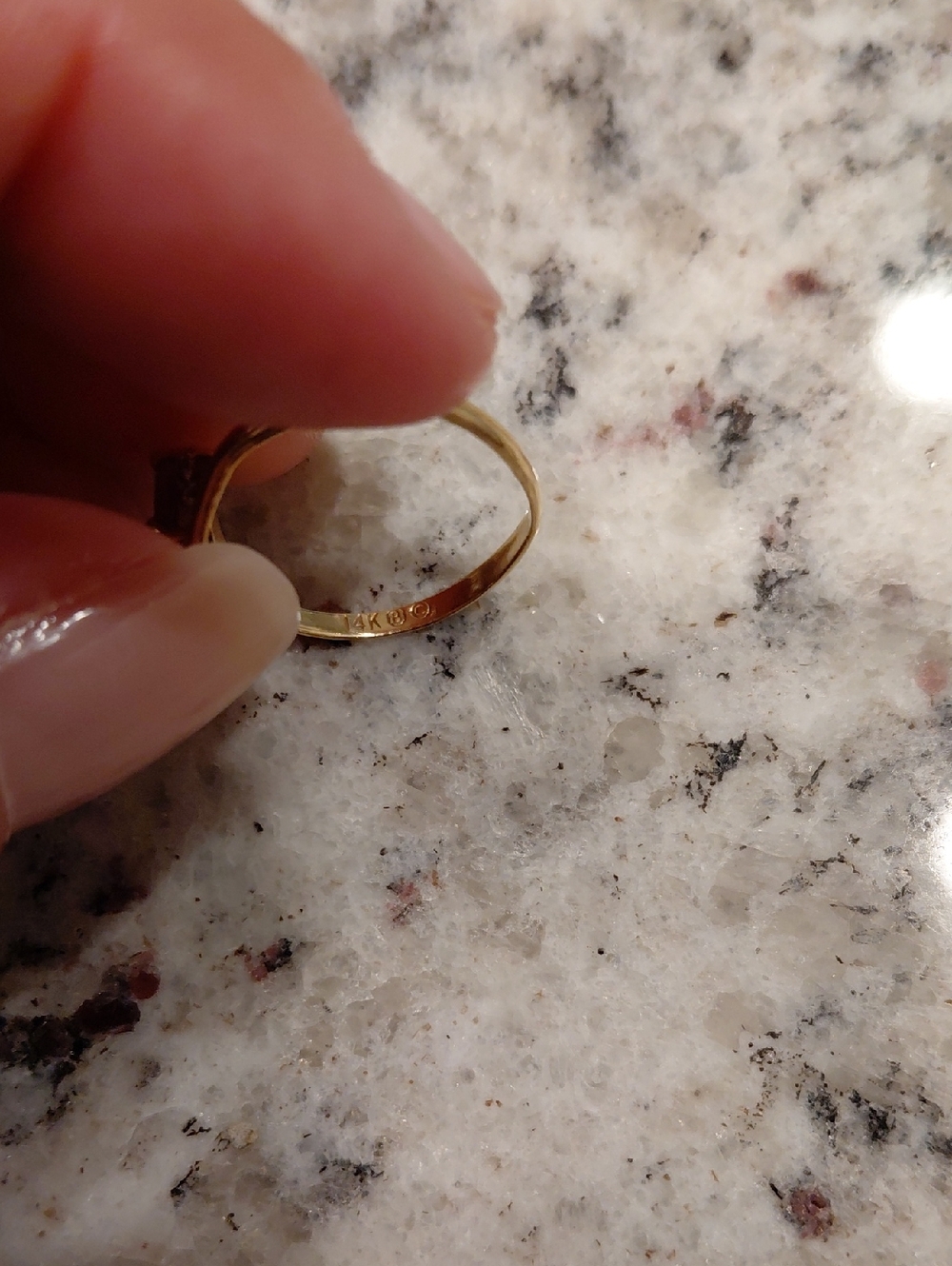 Vintage 14kGold Ring with Ruby  And Small Diamond Accent Classic Women's Jewelry - Picture 2 of 2